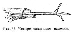 Четыре связанные палочки